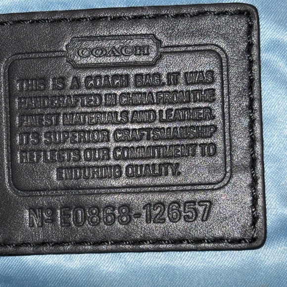 Vintage Coach 12657 Black Signature Jacquard Zoe Hobo Shoulder Bag - Picture 11 of 12